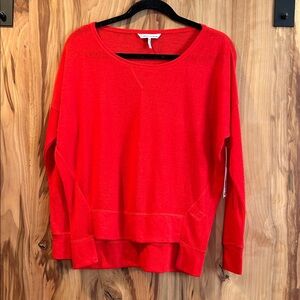 French Connection Vibrant Red Knit Top